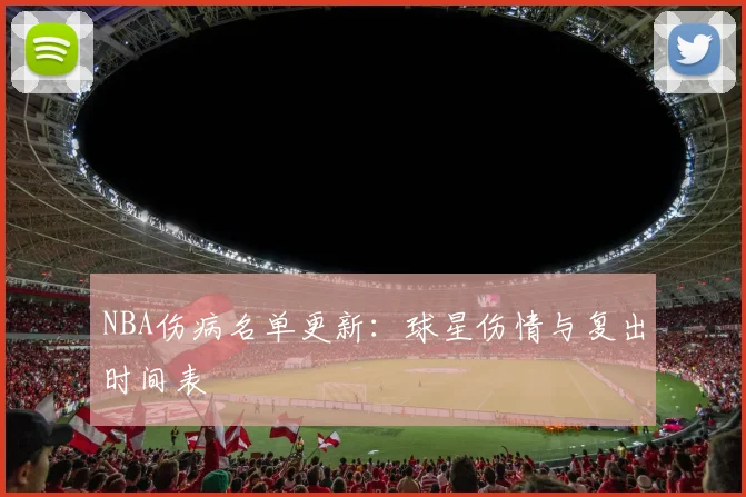 NBA伤病名单更新：球星伤情与复出时间表